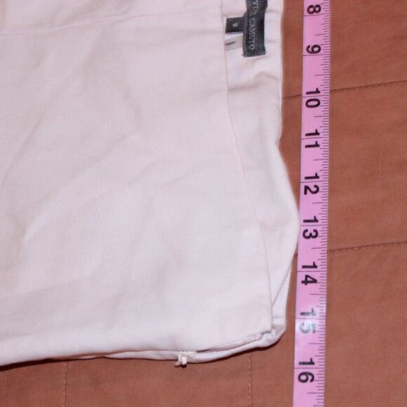 Vince Camuto Pink Tapered Side Zip Straight Leg Pants Women's Size 8 - Picture 11 of 11